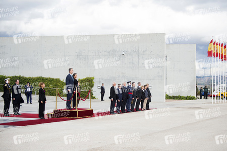 Abflug der spanischen Royals nach Japan in Madrid