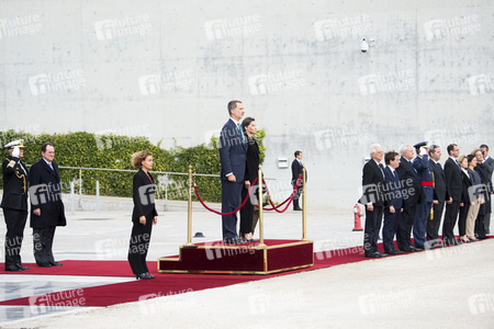 Abflug der spanischen Royals nach Japan in Madrid