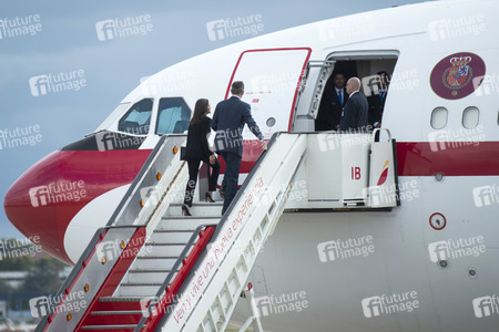 Abflug der spanischen Royals nach Japan in Madrid