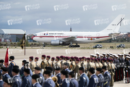 Abflug der spanischen Royals nach Japan in Madrid