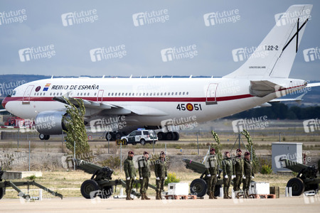 Abflug der spanischen Royals nach Japan in Madrid