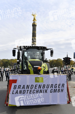 Protest gegen Agrarpolitik in Berlin