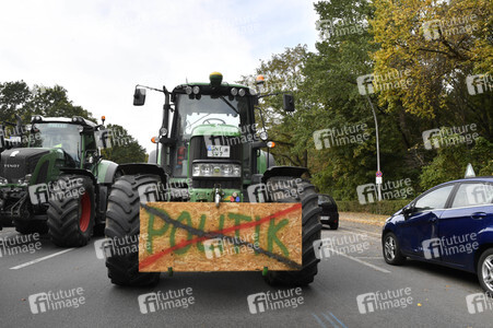 Protest gegen Agrarpolitik in Berlin