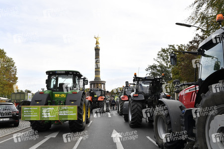 Protest gegen Agrarpolitik in Berlin
