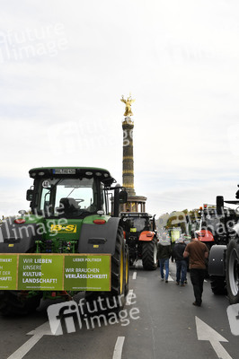 Protest gegen Agrarpolitik in Berlin