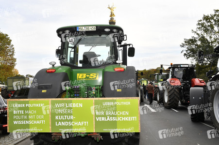 Protest gegen Agrarpolitik in Berlin