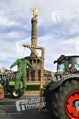 Protest gegen Agrarpolitik in Berlin