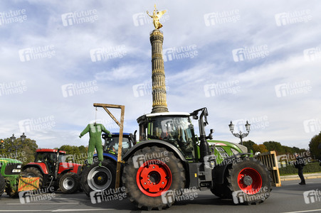 Protest gegen Agrarpolitik in Berlin