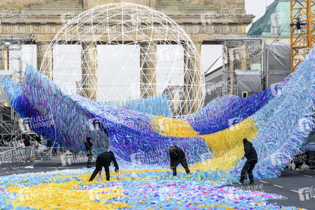 Kunstinstallation 'Visions in Motions' in Berlin