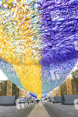 Kunstinstallation 'Visions in Motions' in Berlin