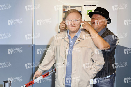 Einweihung der Wachsfigur von Axel Prahl im Madame Tussauds Berlin