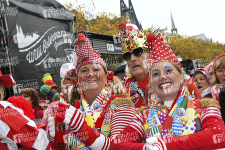Karnevalsauftakt 2019 in Köln