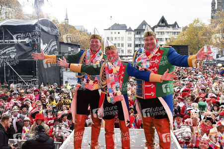 Karnevalsauftakt 2019 in Köln