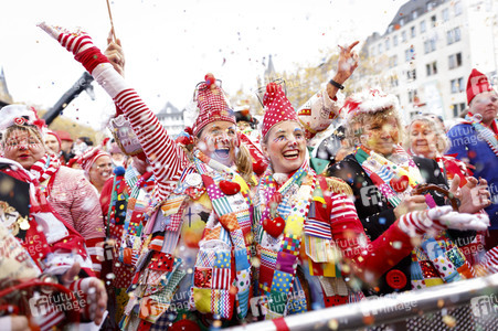 Karnevalsauftakt 2019 in Köln