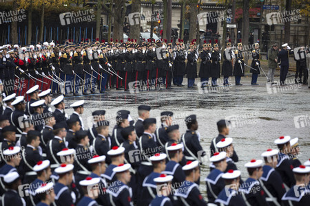 101. Jahrfeier des Waffenstillstands von 1918 in Paris