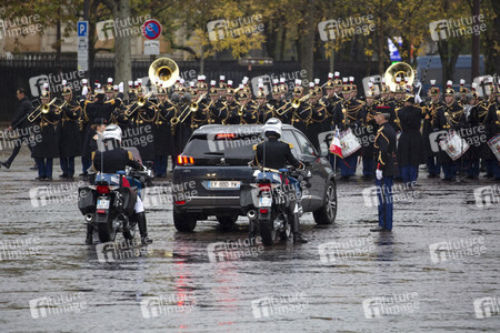 101. Jahrfeier des Waffenstillstands von 1918 in Paris