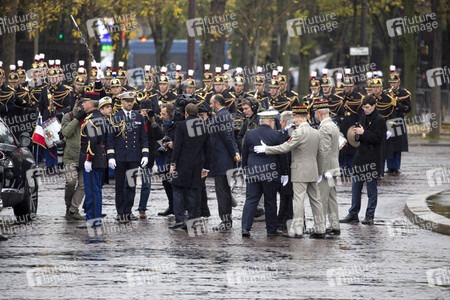 101. Jahrfeier des Waffenstillstands von 1918 in Paris