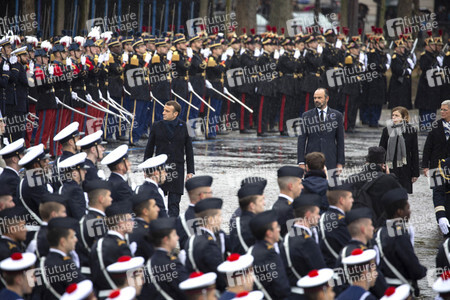 101. Jahrfeier des Waffenstillstands von 1918 in Paris