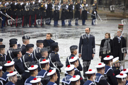 101. Jahrfeier des Waffenstillstands von 1918 in Paris