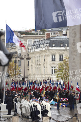 101. Jahrfeier des Waffenstillstands von 1918 in Paris
