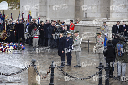 101. Jahrfeier des Waffenstillstands von 1918 in Paris