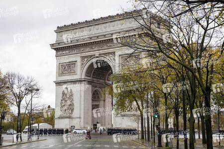 101. Jahrfeier des Waffenstillstands von 1918 in Paris