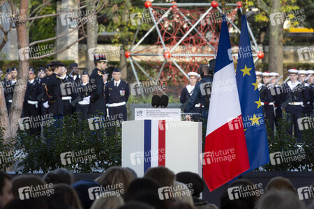 Einweihung des Denkmals für die im Auslandseinsatz getöteten französichen Soldaten in Paris