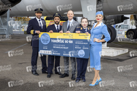 Pressetermin am Set von 'Heldt' in Köln
