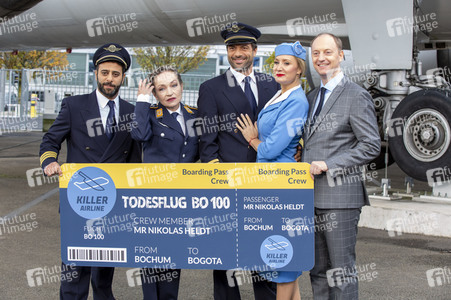 Pressetermin am Set von 'Heldt' in Köln