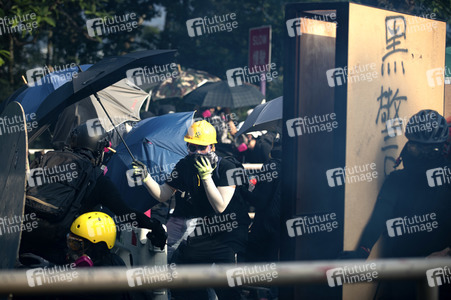 Kämpfe an der Chinesischen Universität Hongkong