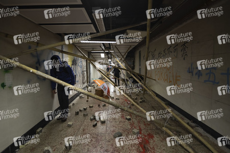 Kämpfe an der Chinesischen Universität Hongkong