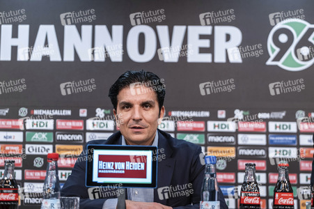 Pressetermin mit 96 Trainer Kenan Kocak in Hannover