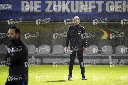 Jürgen Klinsmann beim Hertha BSC Training in Berlin