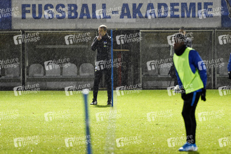 Jürgen Klinsmann beim Hertha BSC Training in Berlin