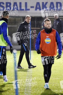 Jürgen Klinsmann beim Hertha BSC Training in Berlin