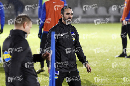 Jürgen Klinsmann beim Hertha BSC Training in Berlin