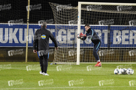 Jürgen Klinsmann beim Hertha BSC Training in Berlin