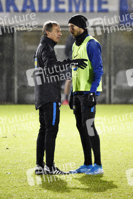 Jürgen Klinsmann beim Hertha BSC Training in Berlin