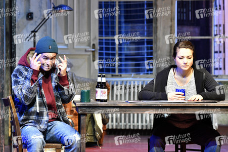 Theaterprobe 'Skylight' in Berlin