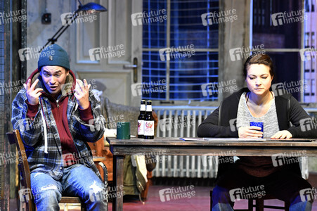 Theaterprobe 'Skylight' in Berlin