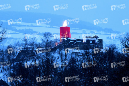 Die größte Adventskerze Norddeutschlands in Polle