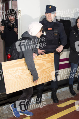 Klimademo am Rande der UN-Klimakonferenz in Madrid
