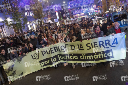 Klimademo am Rande der UN-Klimakonferenz in Madrid