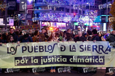 Klimademo am Rande der UN-Klimakonferenz in Madrid