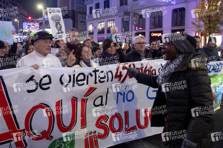 Klimademo am Rande der UN-Klimakonferenz in Madrid