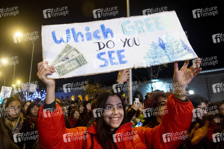 Klimademo am Rande der UN-Klimakonferenz in Madrid