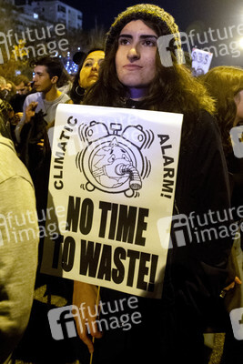 Klimademo am Rande der UN-Klimakonferenz in Madrid