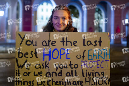 Klimademo am Rande der UN-Klimakonferenz in Madrid