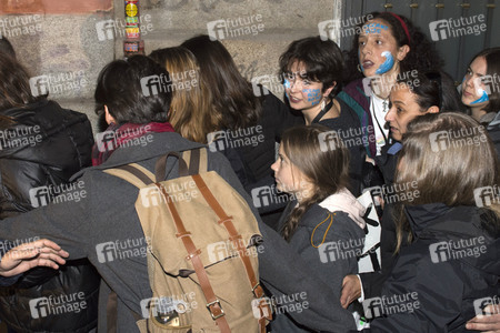 Klimademo am Rande der UN-Klimakonferenz in Madrid