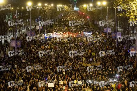 Klimademo am Rande der UN-Klimakonferenz in Madrid